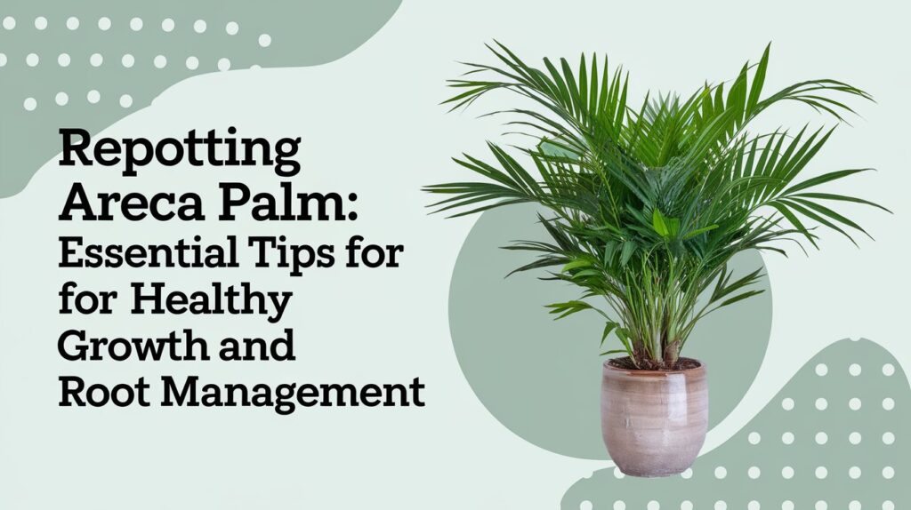 areca palm repotting