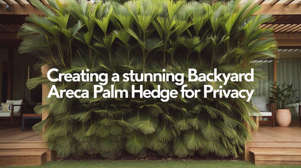 areca palm hedge