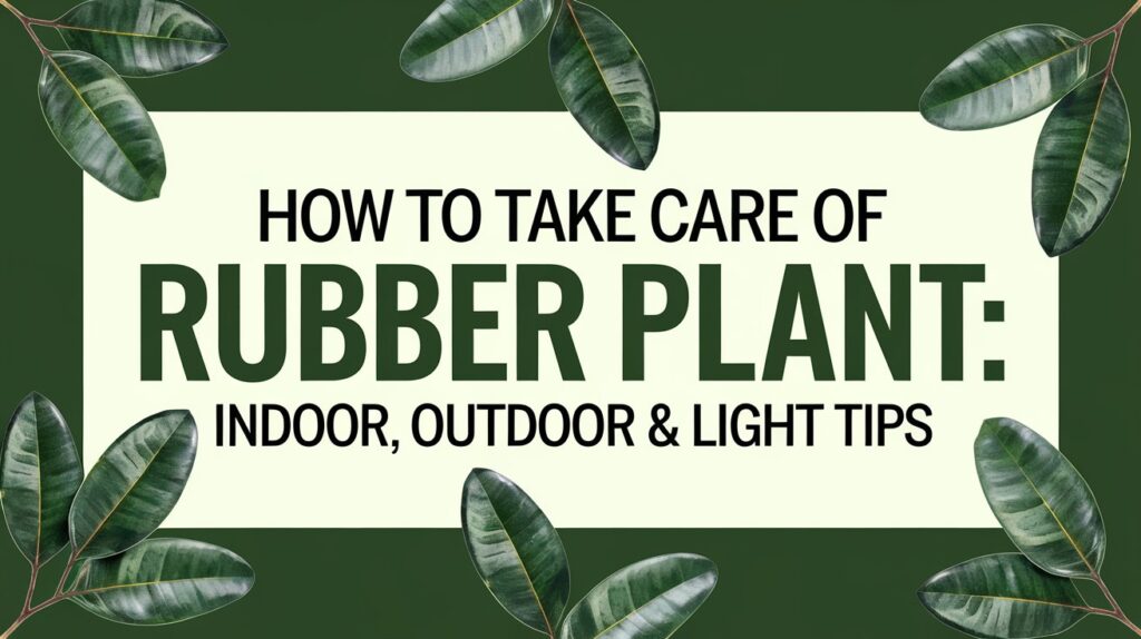 rubber plant care