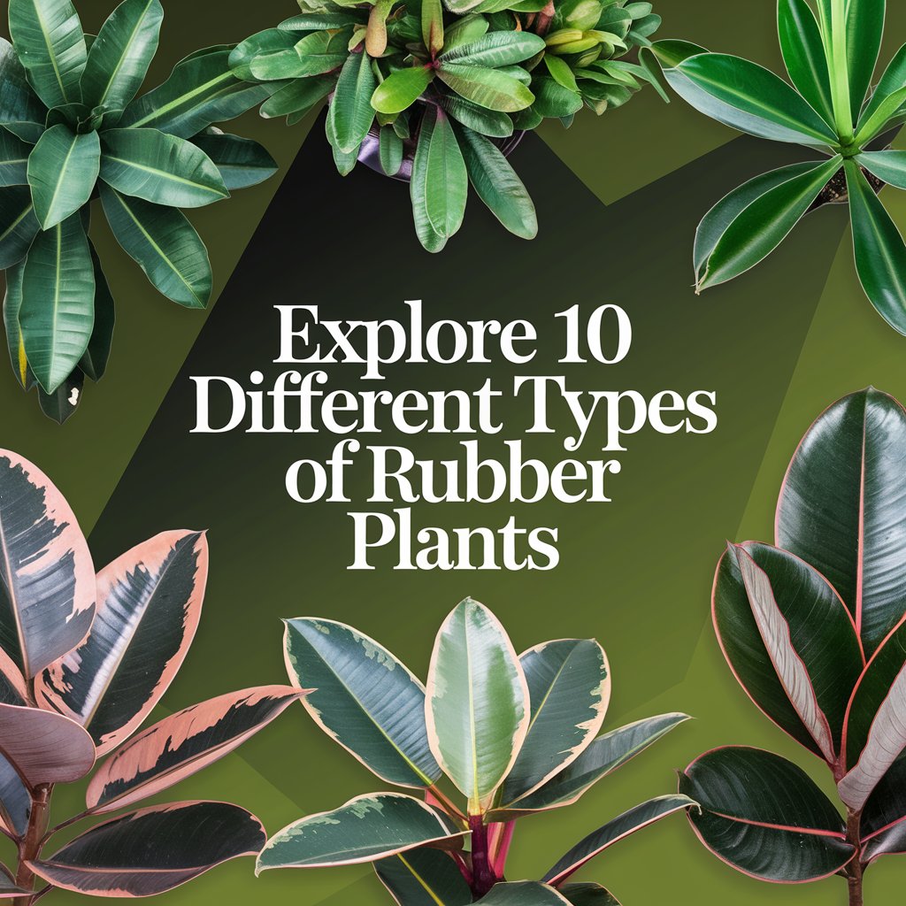 different types of rubber plants